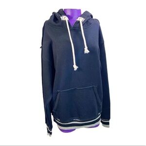 J.america vintage apparel black hooded sweatshirt S